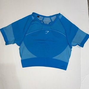 Gym Shark Short Sleeve Crop Top - XS/S